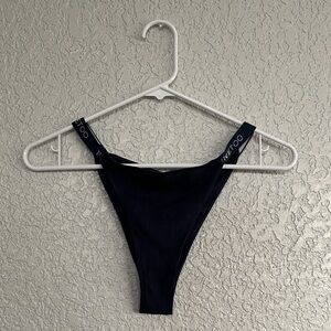 Navy Blue Ribbed Panty